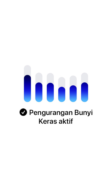 Blue bars indicating levels of Hearing Protection