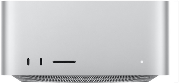 Vorderansicht eines Mac Studio